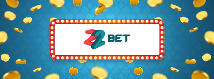 22Bet welcome bonus for every beginner.